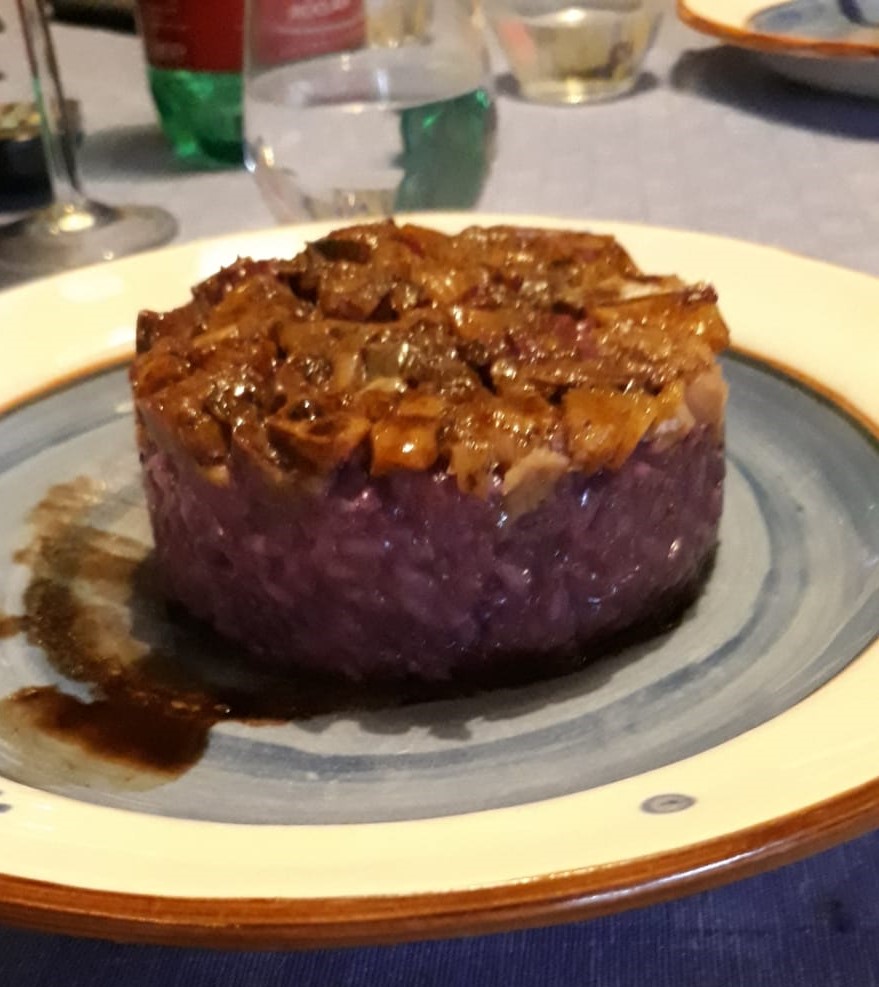 Risotto Cavolo rosso e aringa