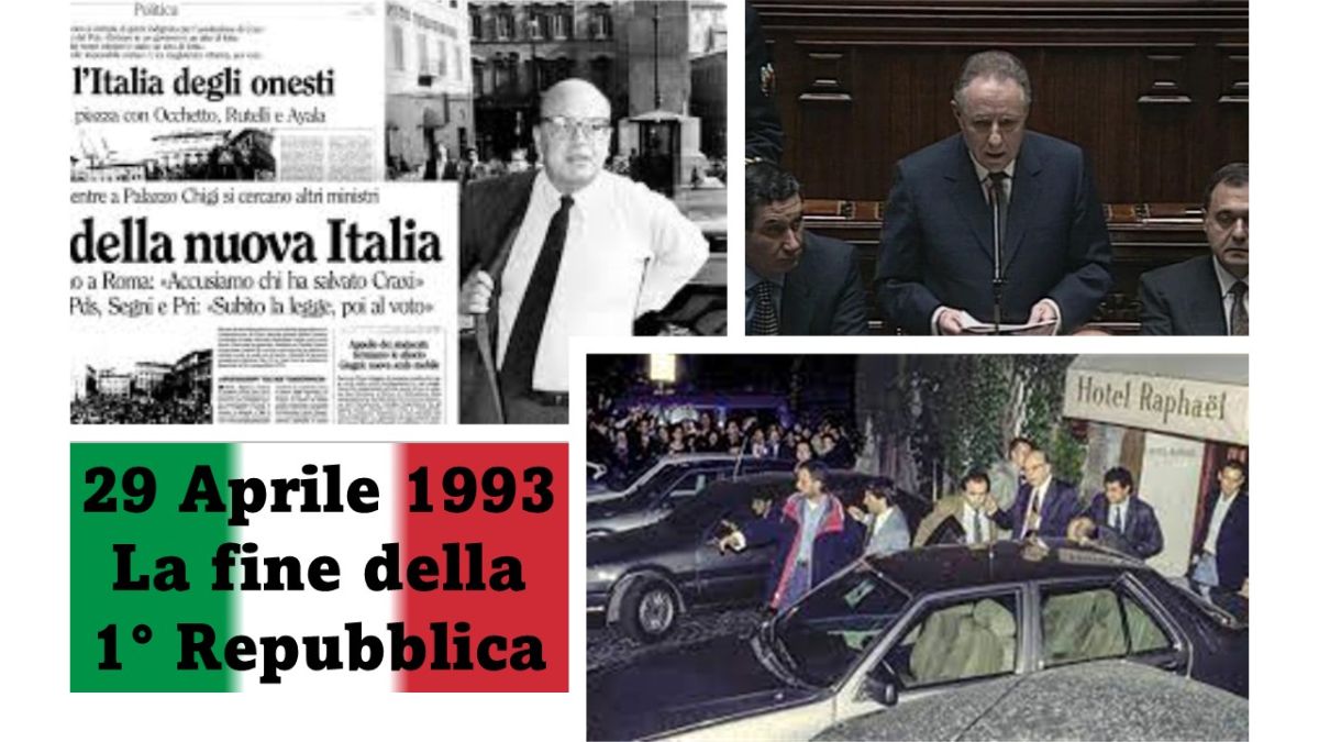 29 aprile 1993 - fine della prima repubblica
